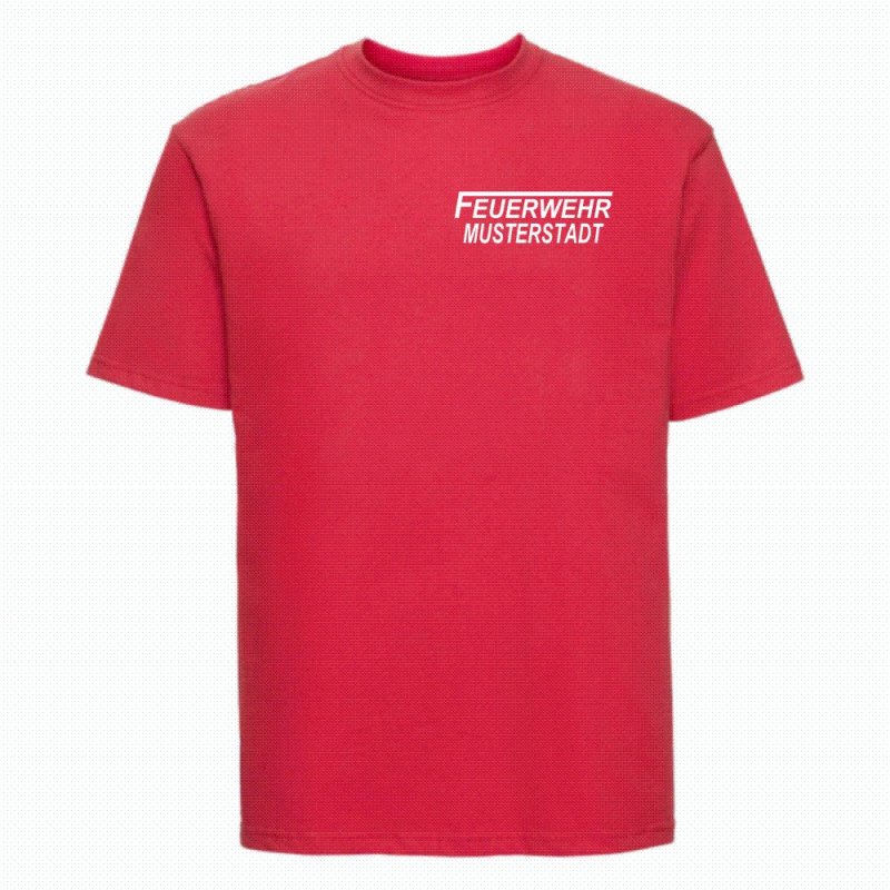 Feuerwehr T-Shirt rot