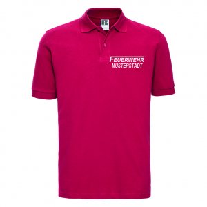 Feuerwehr Polo-Shirt rot