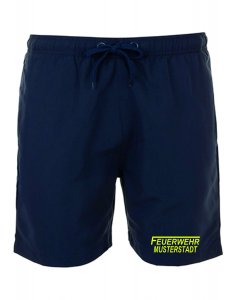 Feuerwehr Badehose navy blau