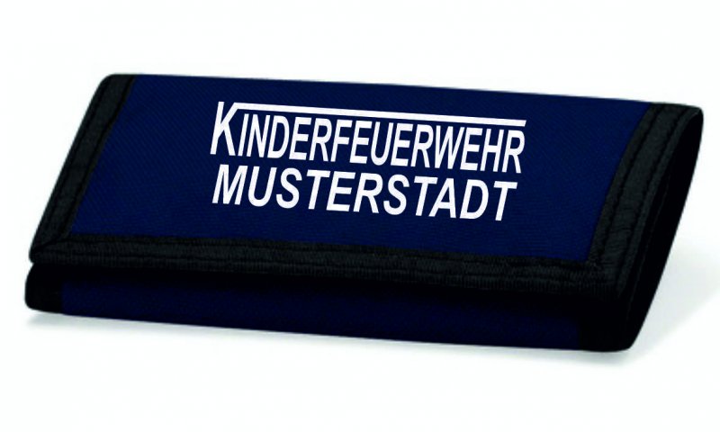 Kinderfeuerwehr Geldbörse navy