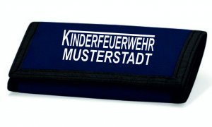 Kinderfeuerwehr Geldbörse navy